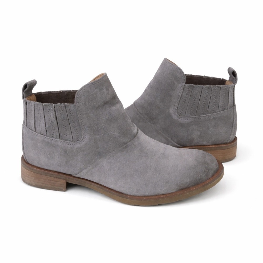 SOFFT Women's Steel Grey Suede Leather BELLIS Ankle Boots 7.5